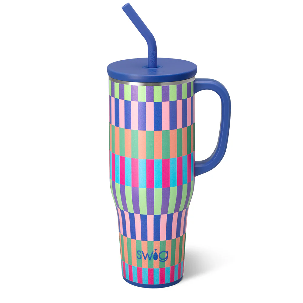 Swig Brite Stripe Mega Mug
