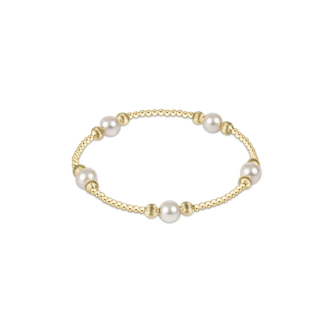 Dignity Purpose Pearl Bracelet 6mm