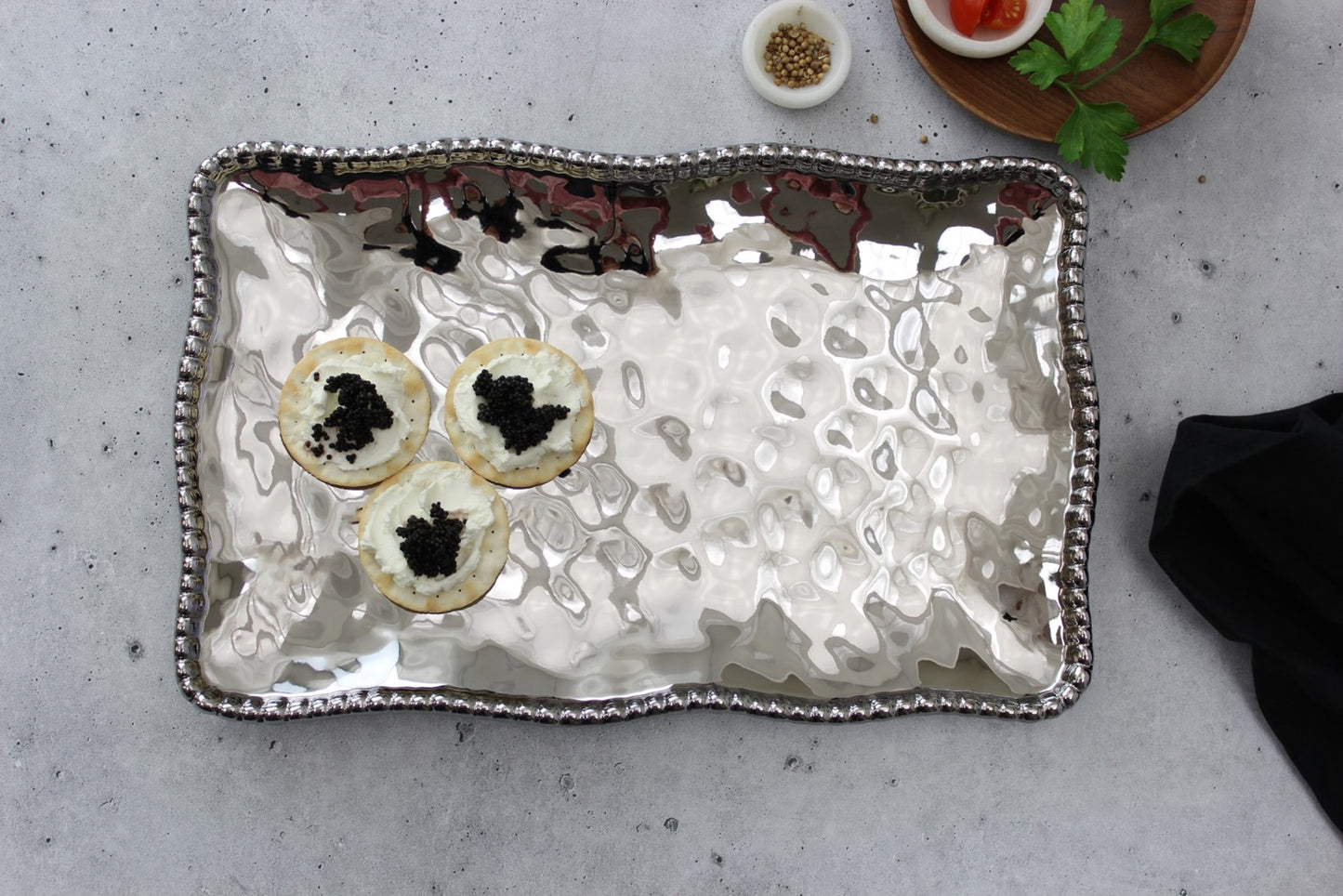 Medium Platter Silver CER2714 Pampa Bay