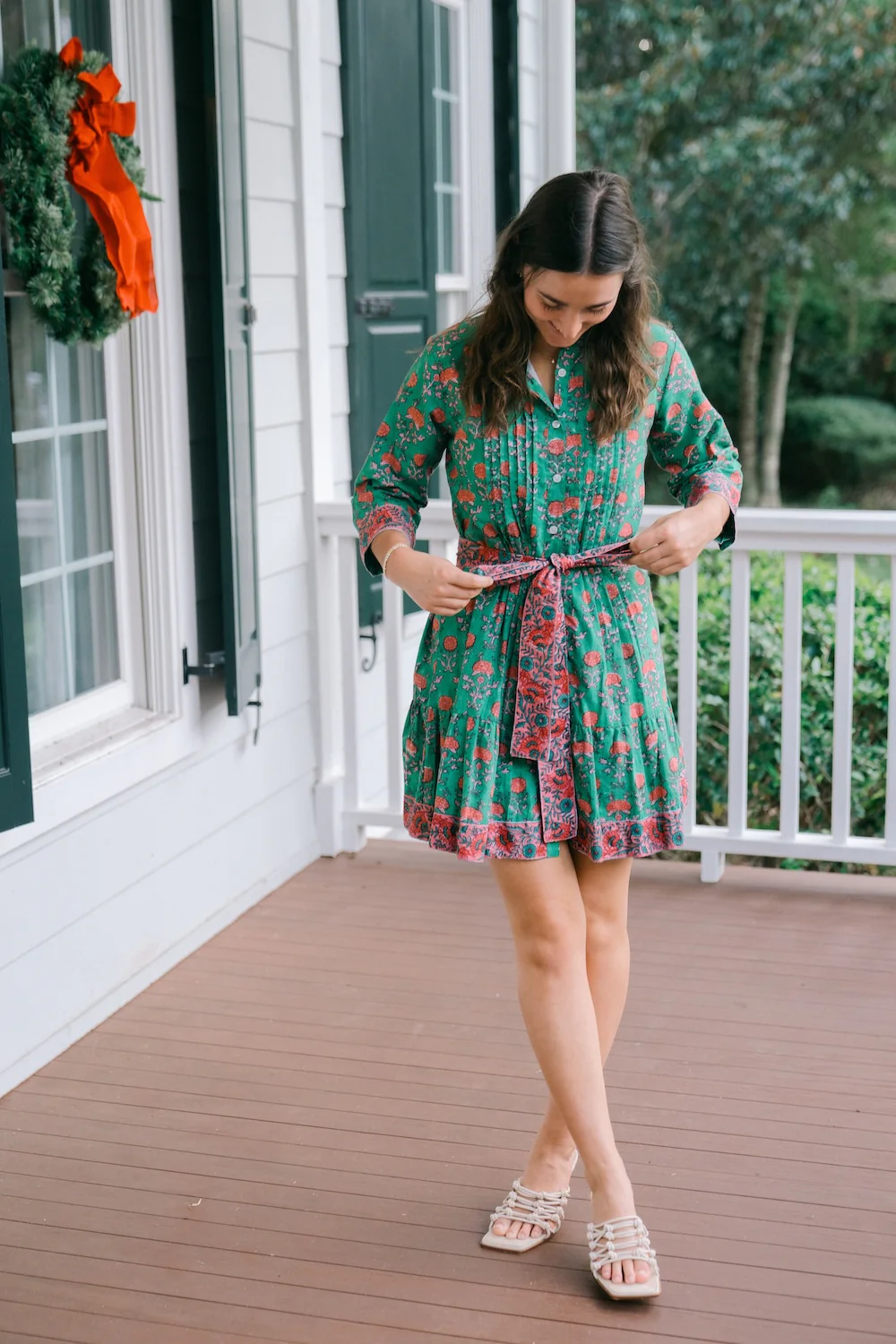 Victoria Dunn Naomi Ruby Spruce Dress