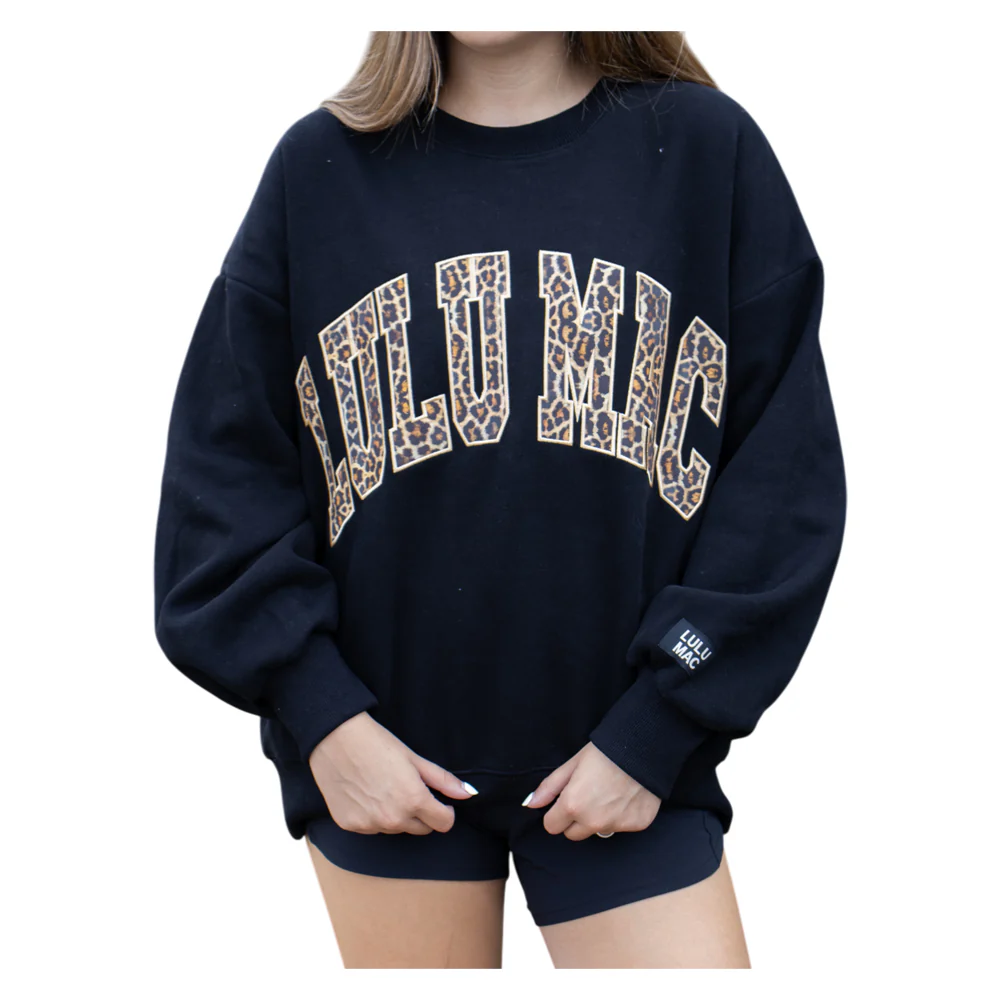 LuLu Mac Cheetah Print Sweatshirt