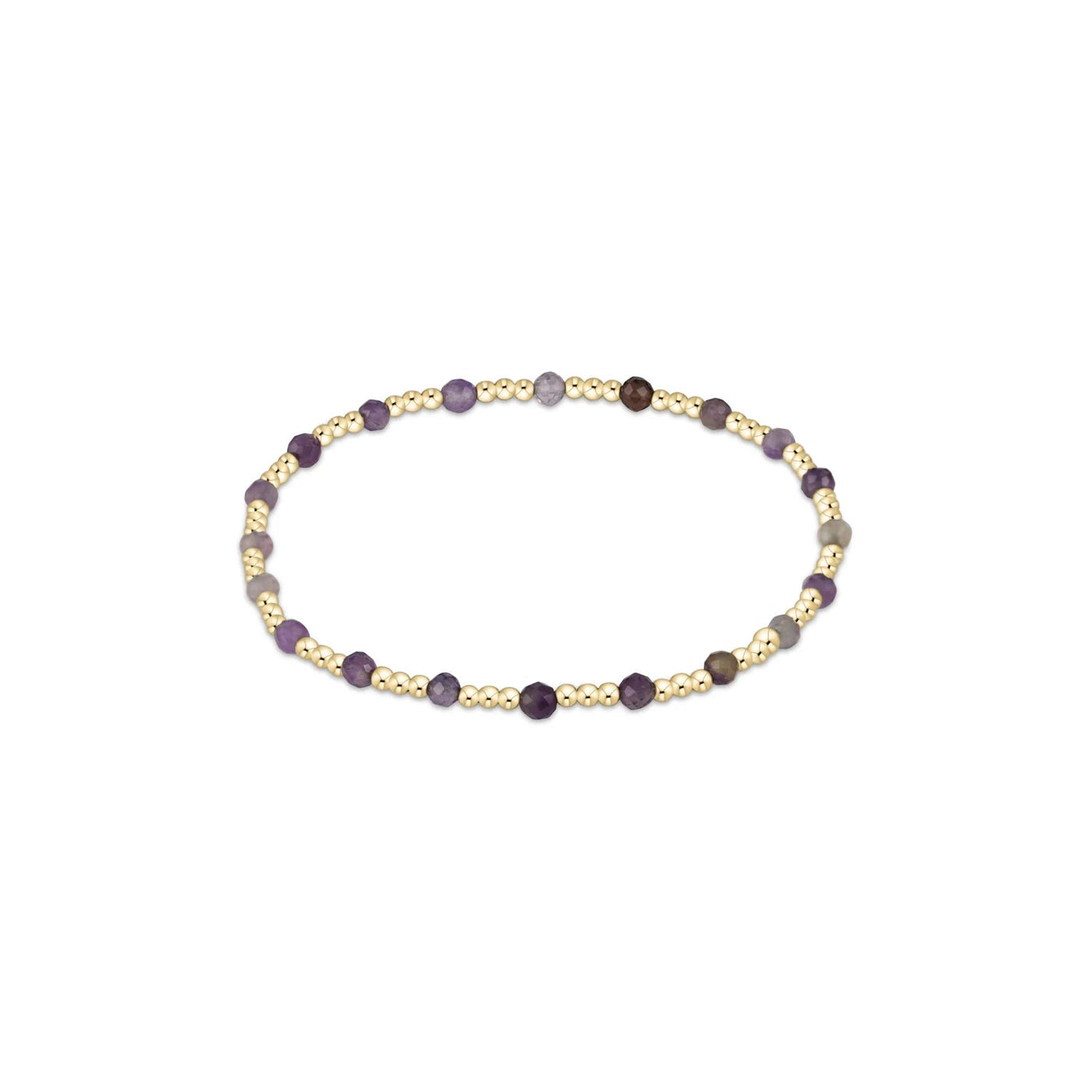 Gemstone Gold Bracelet Amethyst Egirl