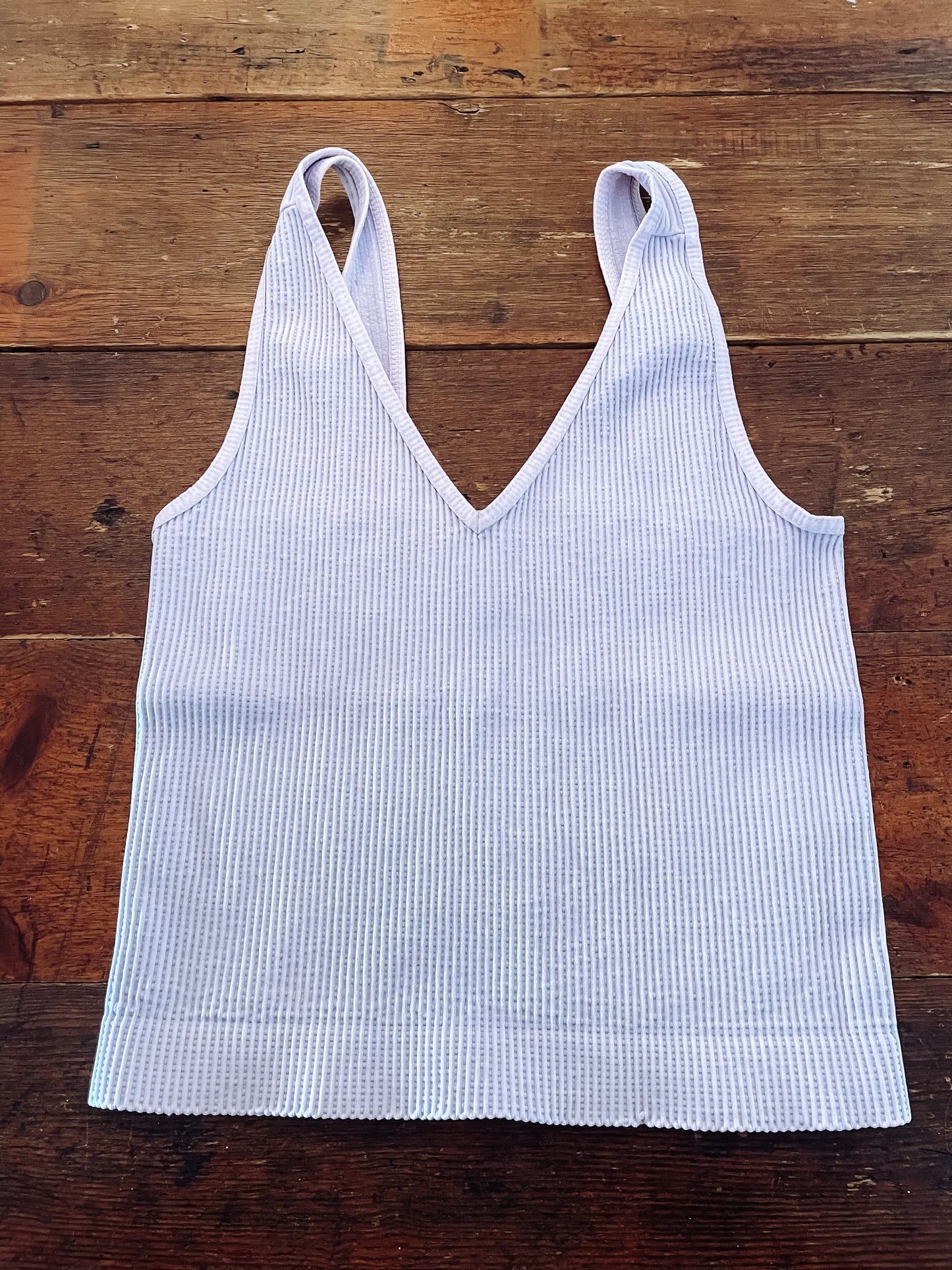 Vintage V Neck Crop Top