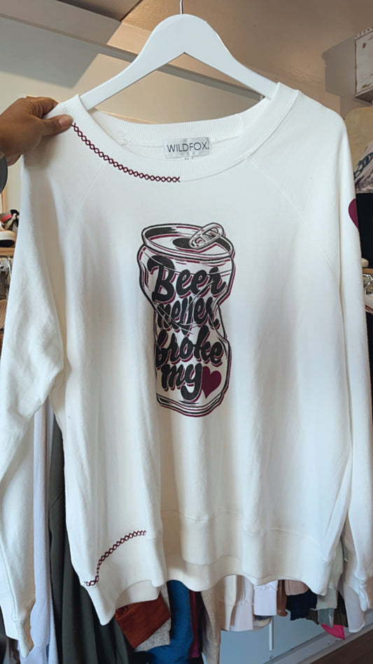 Wild-Fox Broken Beer Sweatshirt