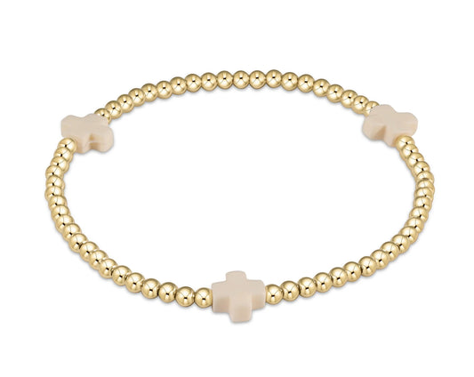 egirl signature gold off white cross