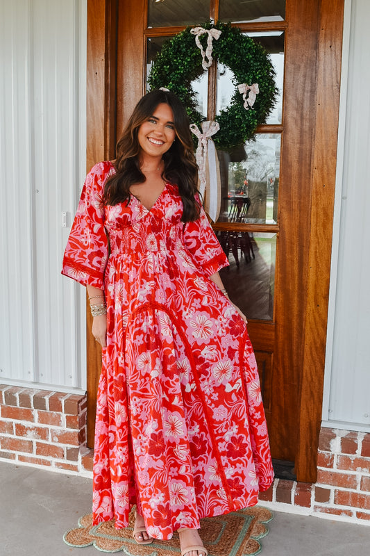 Magenta Free People Maxi Dress