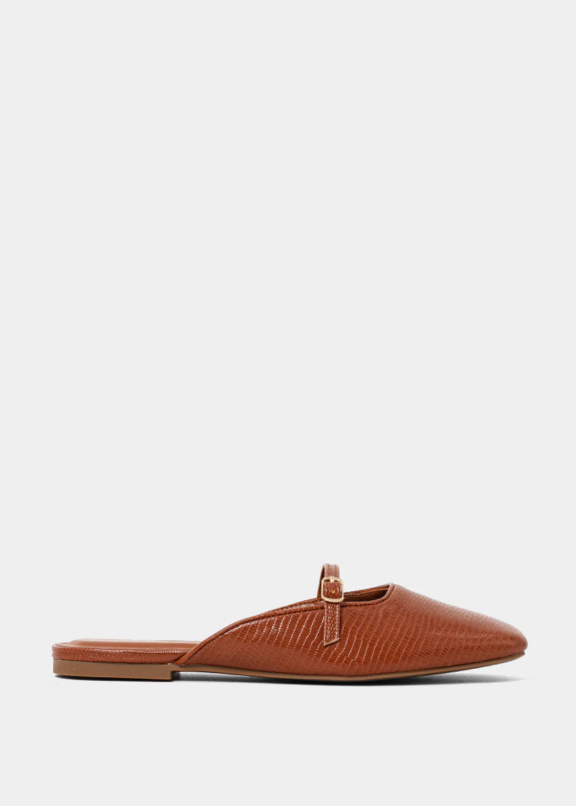 Brown Strap Flat