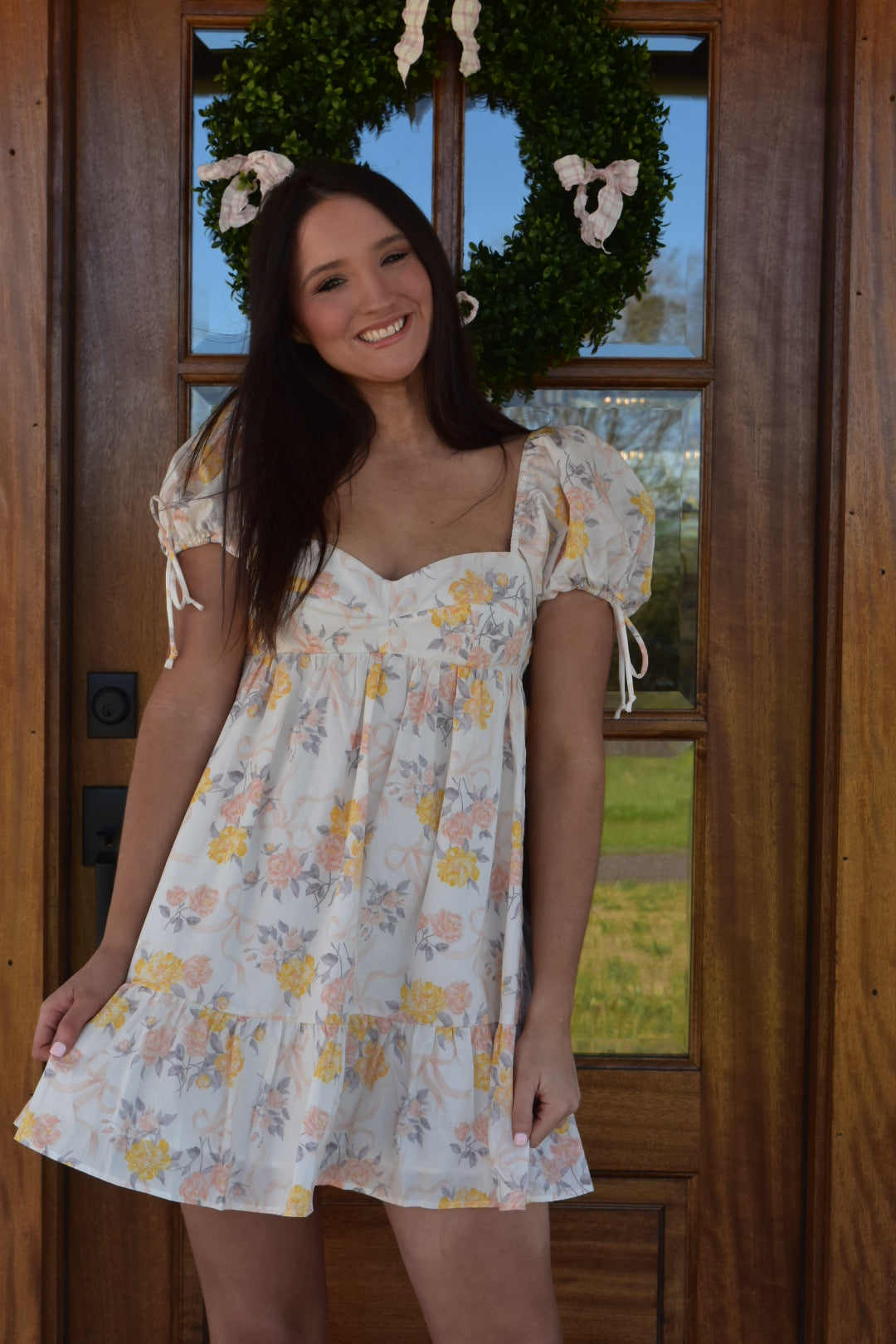 Vintage Floral Mini Dress