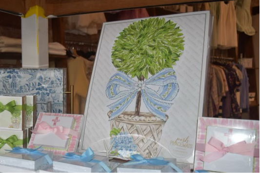 Blue Bow Grand Millineal Placemat