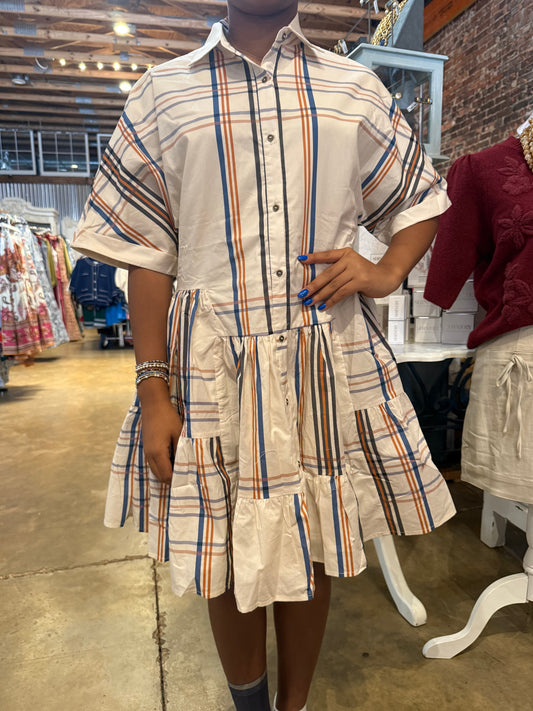 Clara Plaid Mini Dress