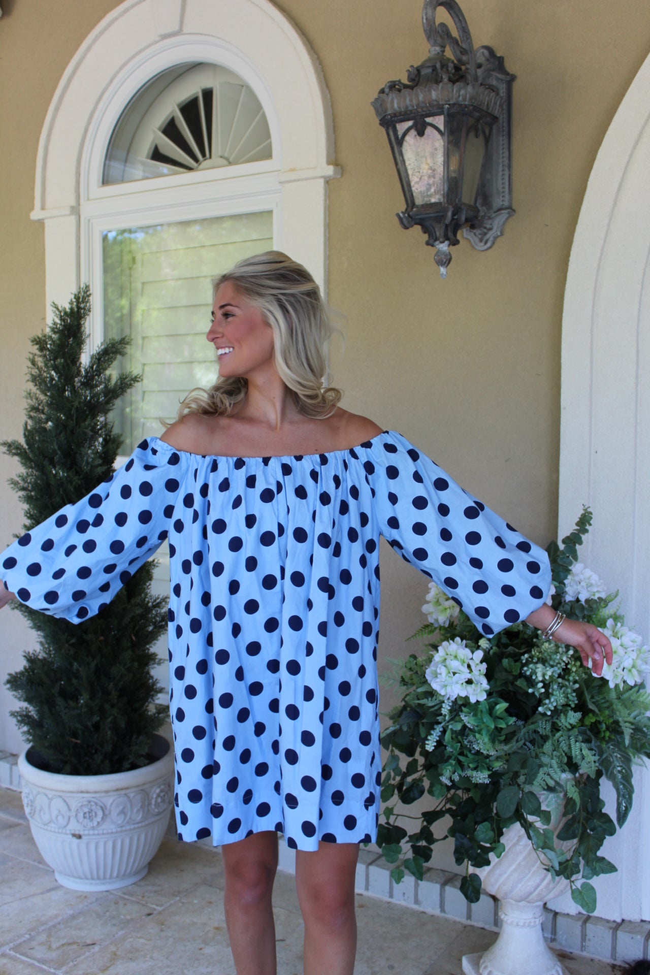 Polka Dot Mini Dress