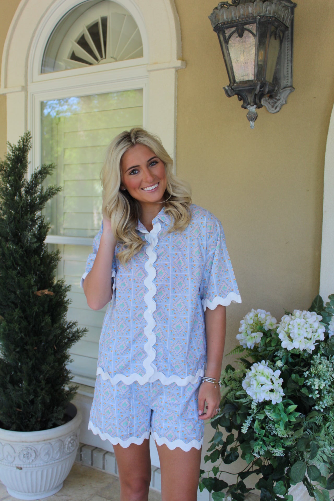 Pastel Floral Top