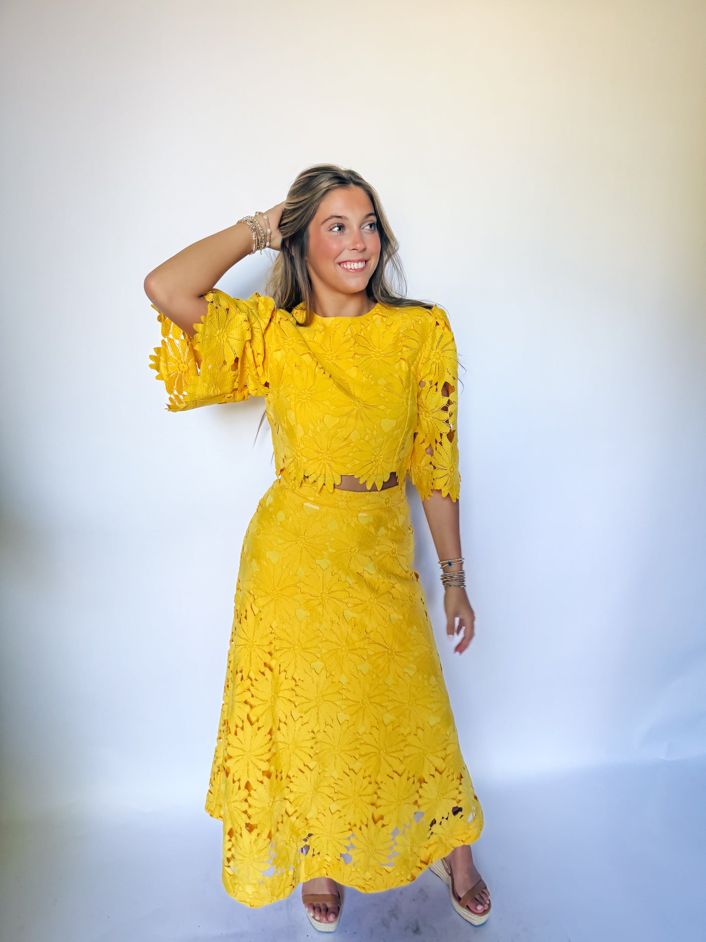 Yellow Eyelet Set