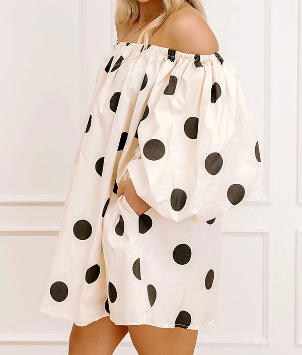 Polka Dot Gameday Mini Dress