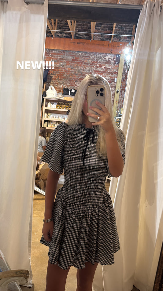 Gingham Mini Dress