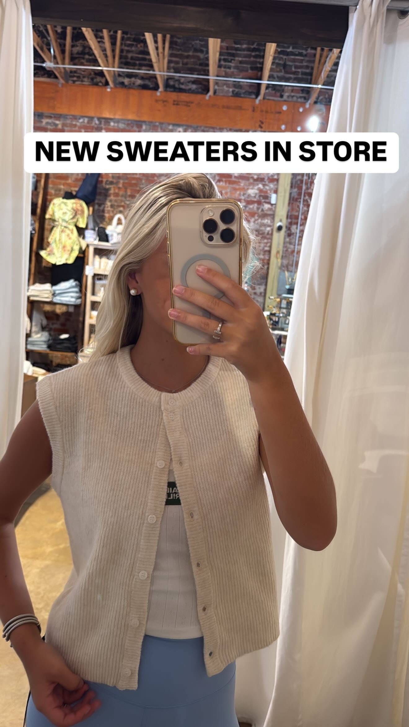 YB Little Cream Cardi