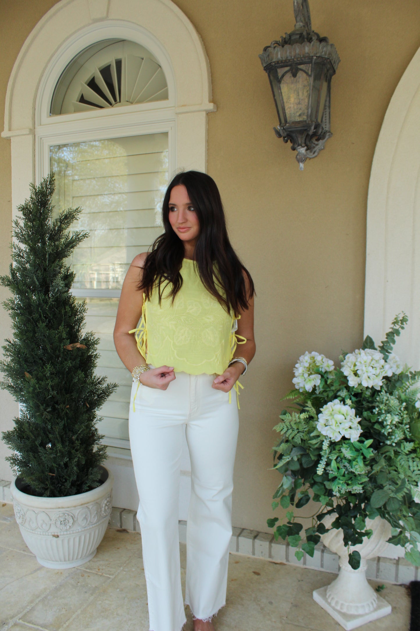 free people summer lemonade top