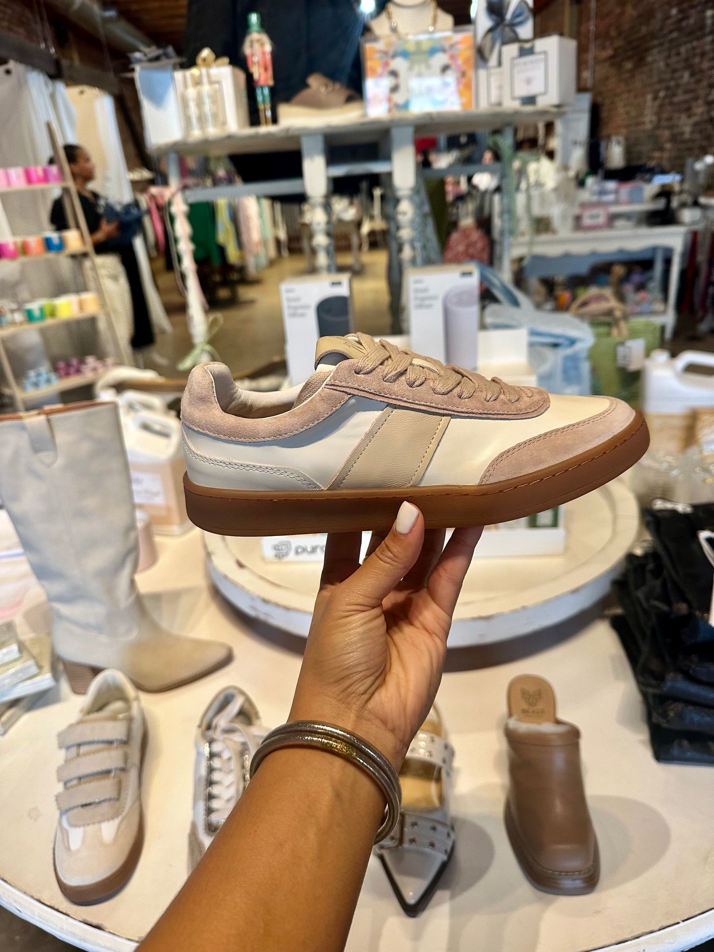 Quincy natural sneaker