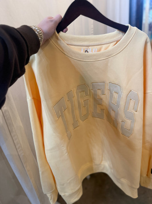 YELLOW TIGERS LULU MAC SWEATSHIRT
