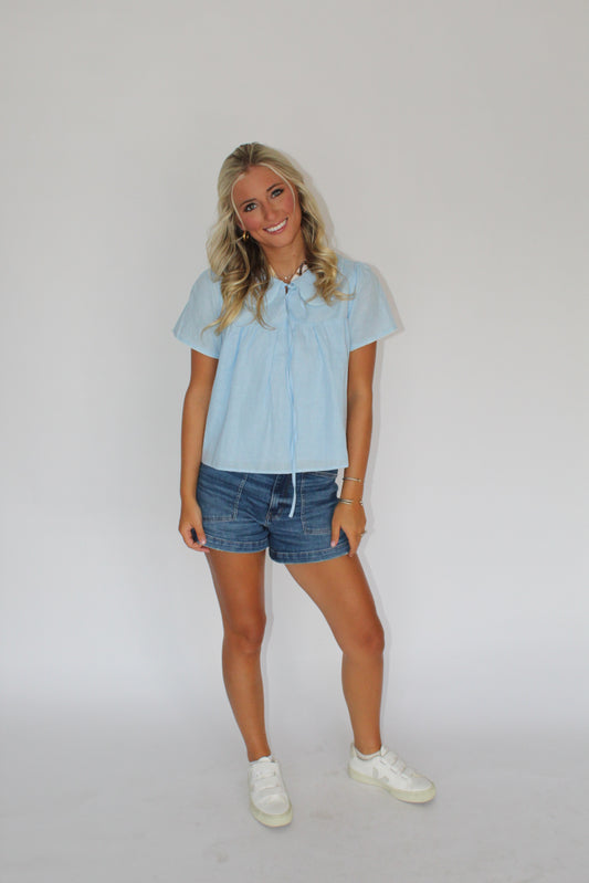 Collared Baby Tee