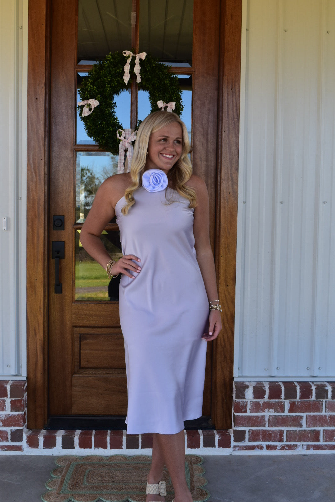 Jonah Lavender Halter Dress