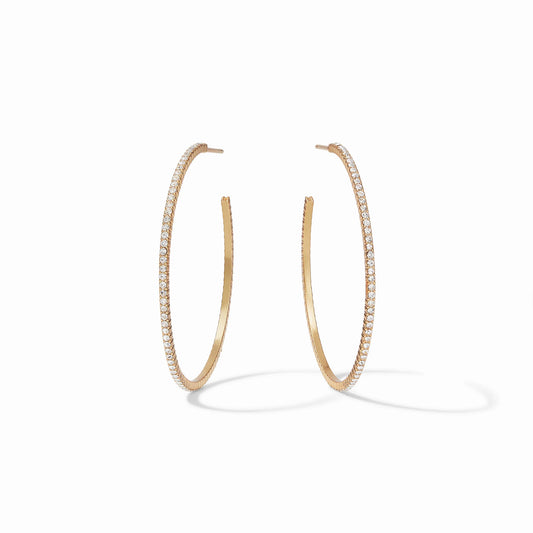Julie Vos Large Windsor Hoop Cubic Zirconia