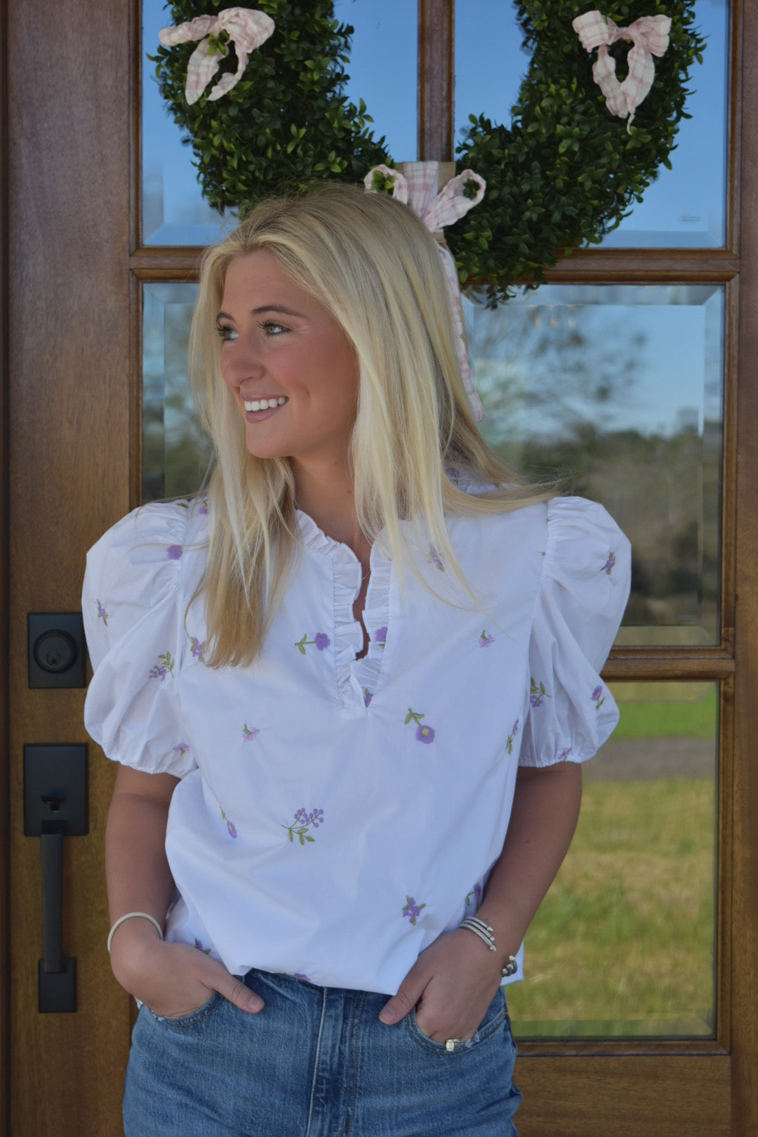 Purple Daisy Mae Top