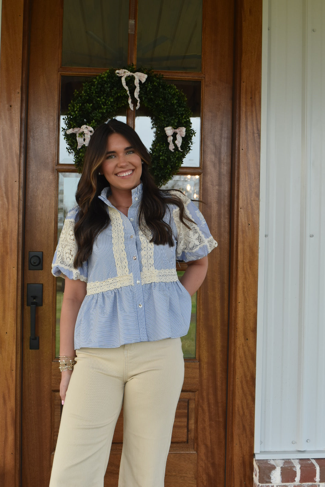 Stripe Eloise Top