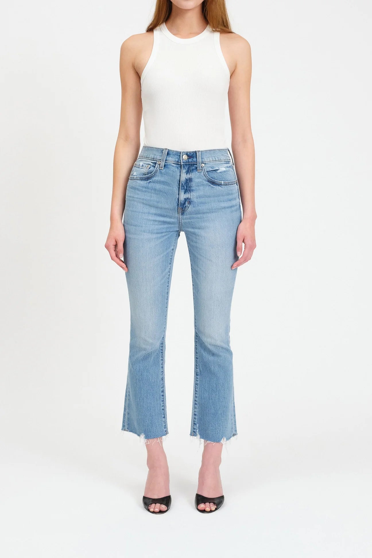 Daze Shy Girl Marina High Rise Crop Flare