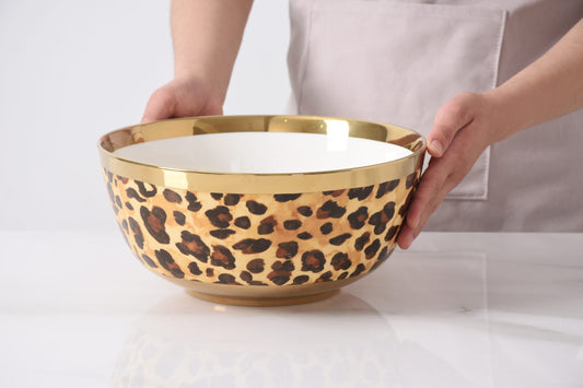 Leopard Large Bowl Pampa Bay LEO4004G