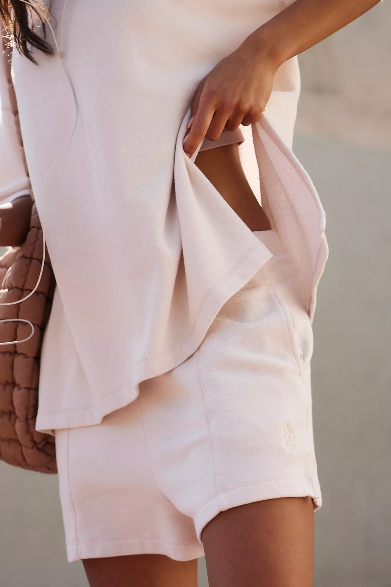 Free People Ivory Back Me Up Set