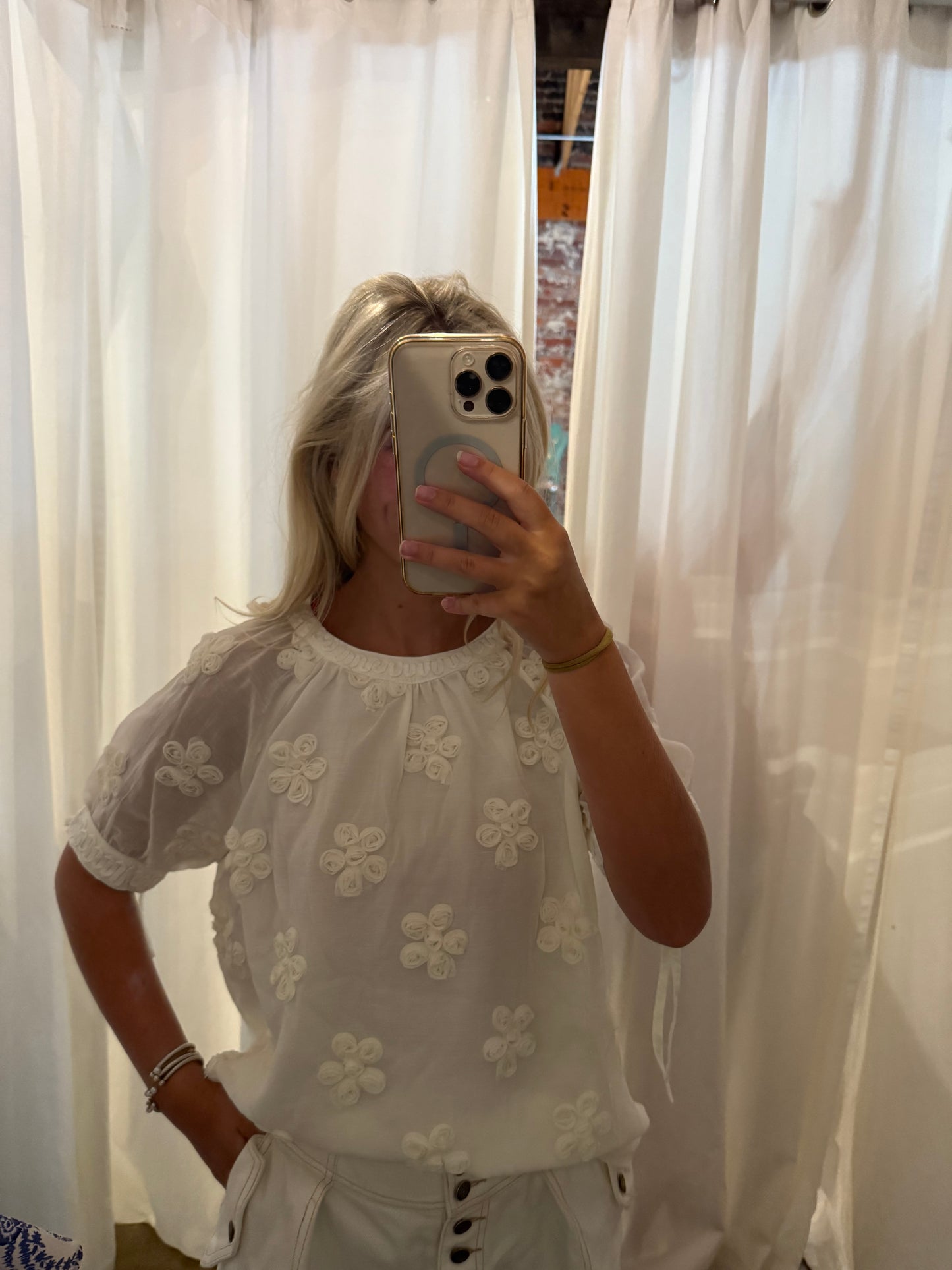 Floral 3D Top