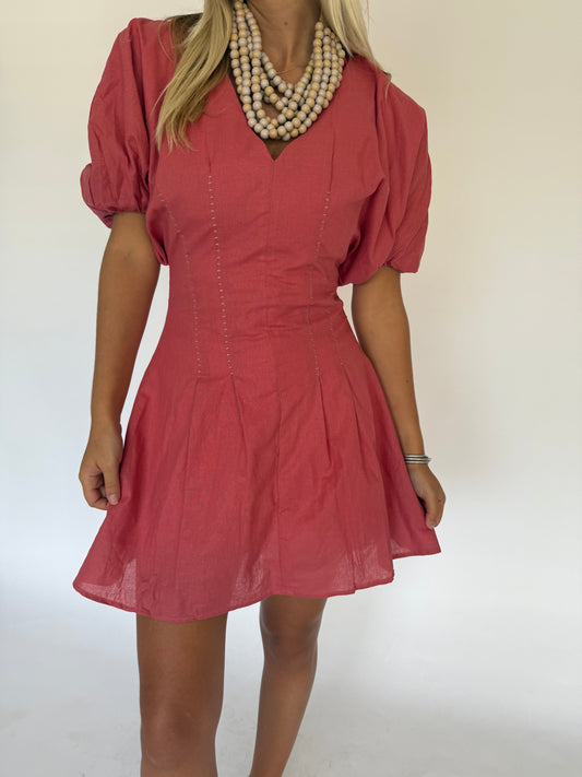 Rose Baby Doll Dress
