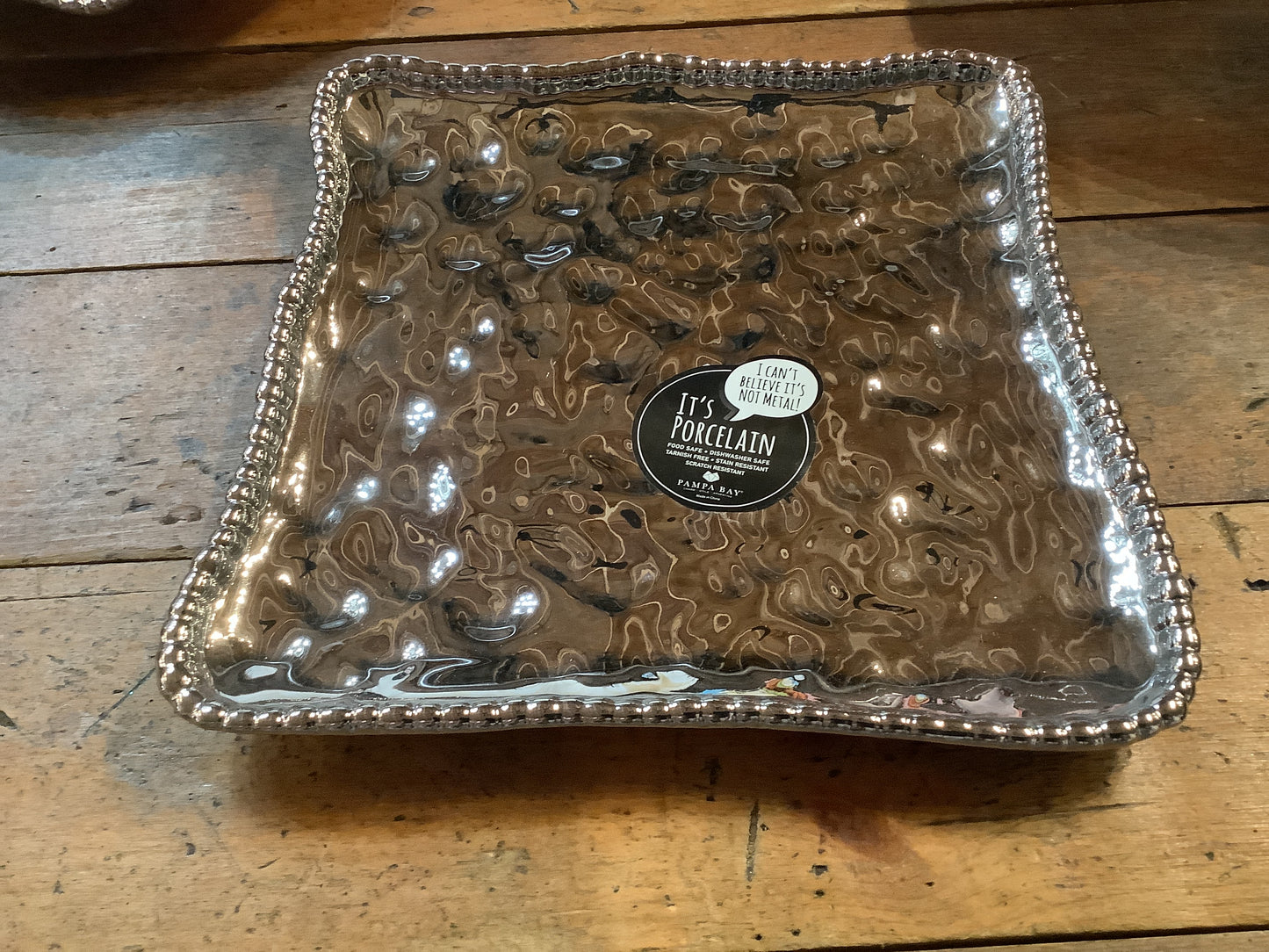 PAMPA BAY SQUARE SERVING PLATTER