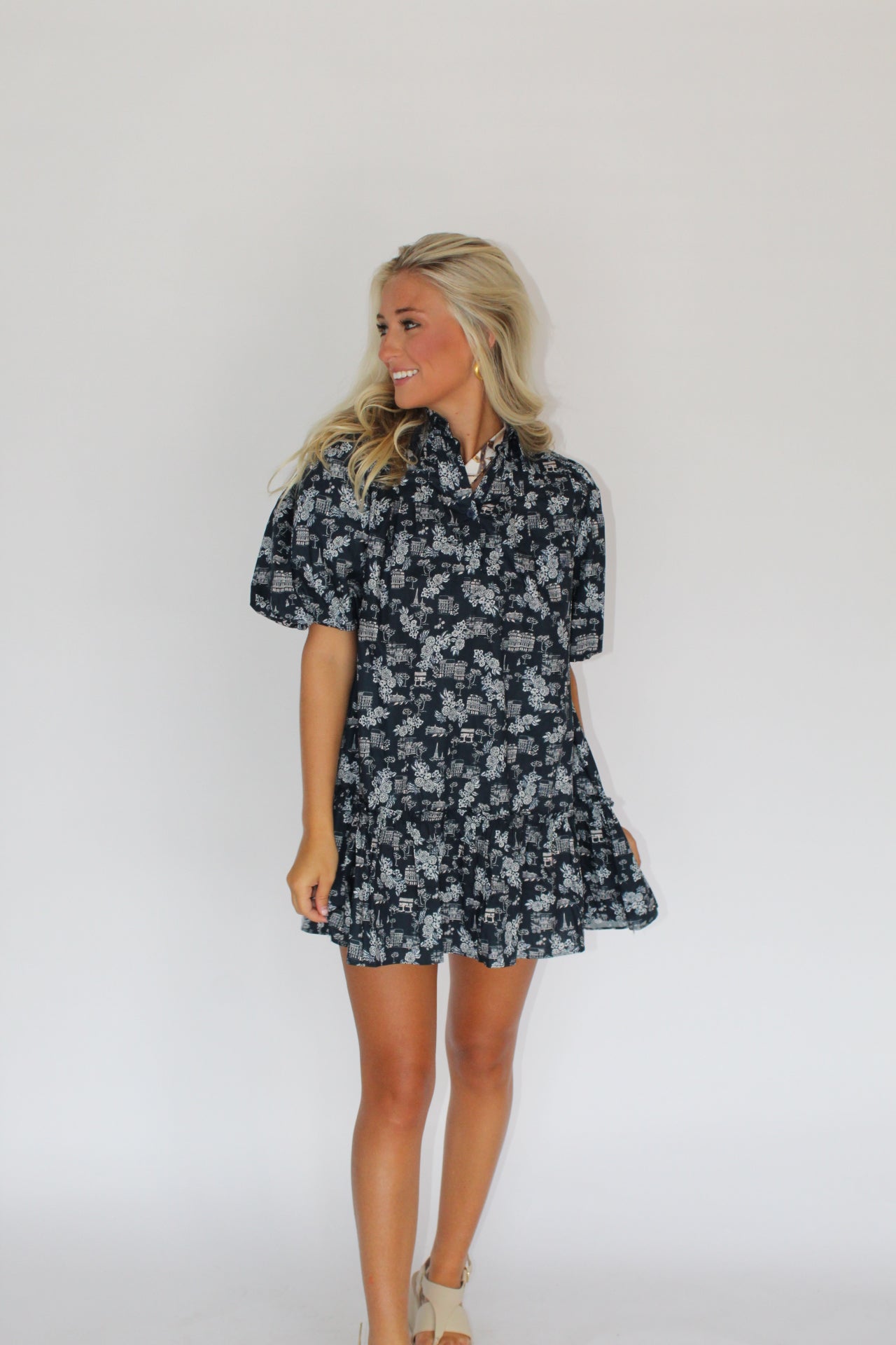 Navy Chinosere Dress