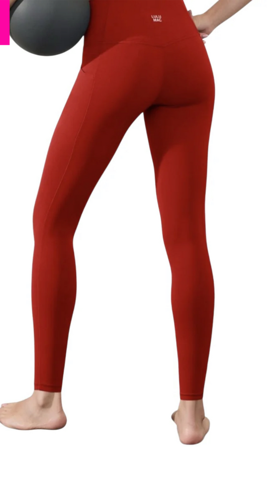LuLu Mac Red Leggings