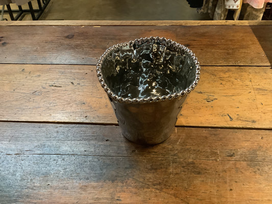 PAMPA BAY SMALL CACHEPOT WHITE