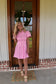 Pink Mini Zip Dress