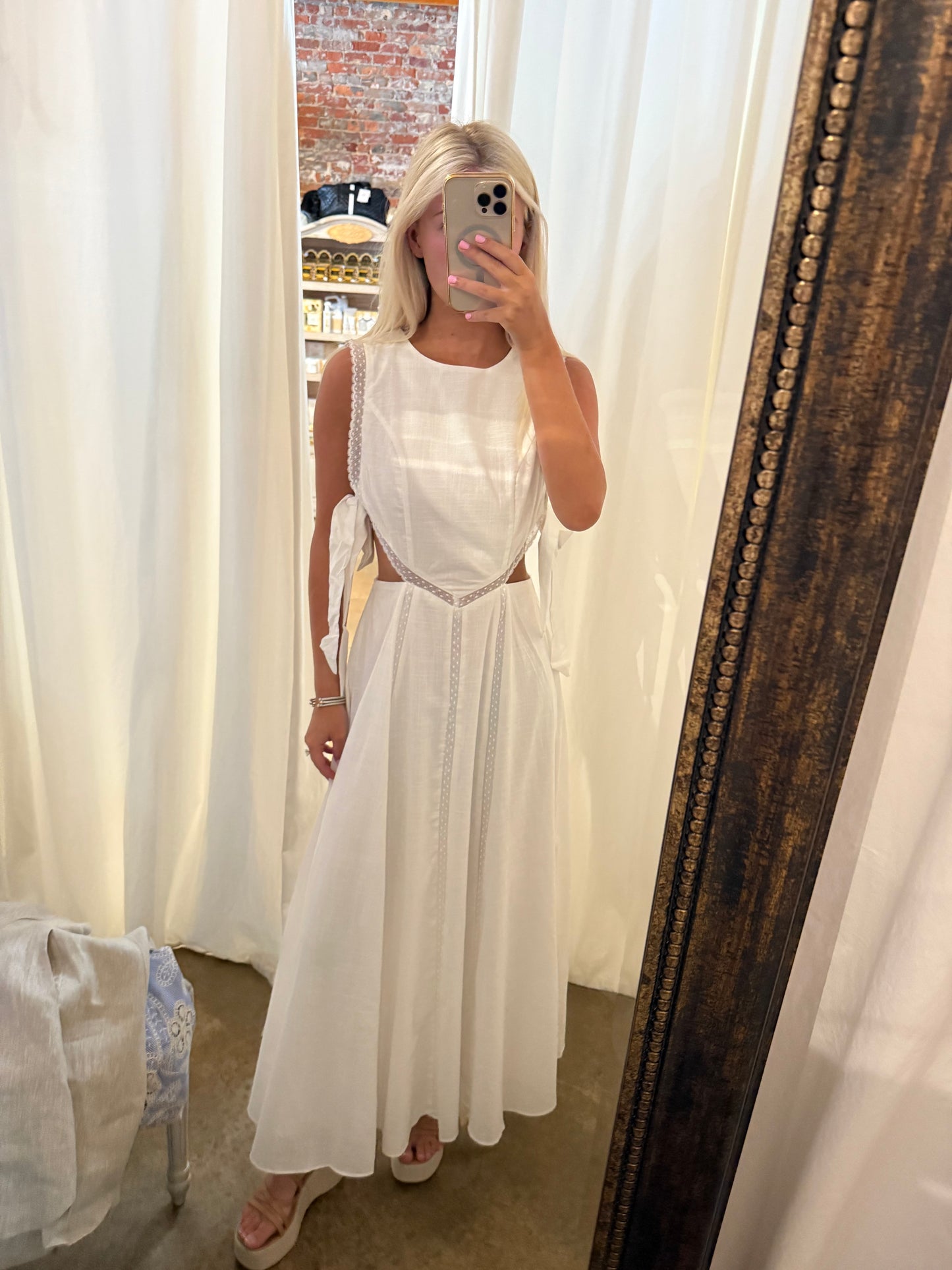 Tie Side Midi Dress