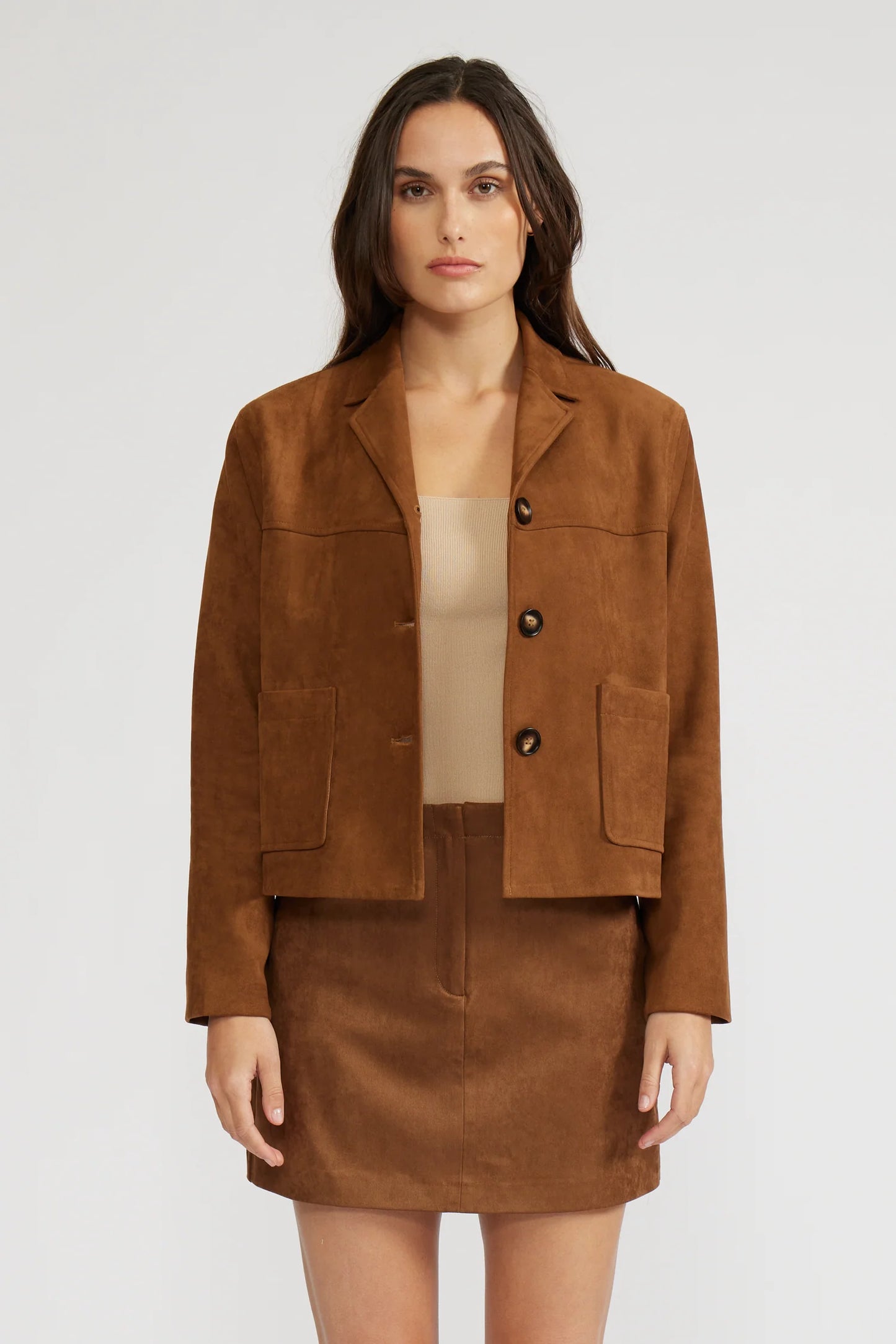 Brown Suede Jacket
