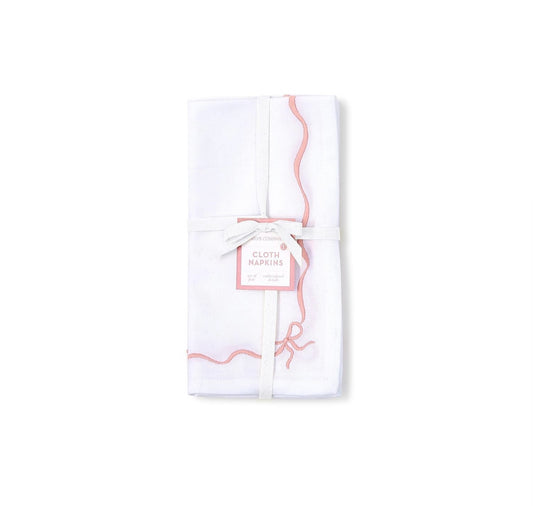 Twos Bow Cloth Napkins