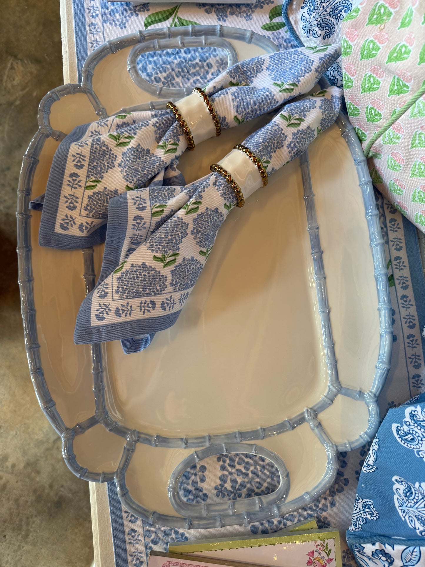 French Blue Platter