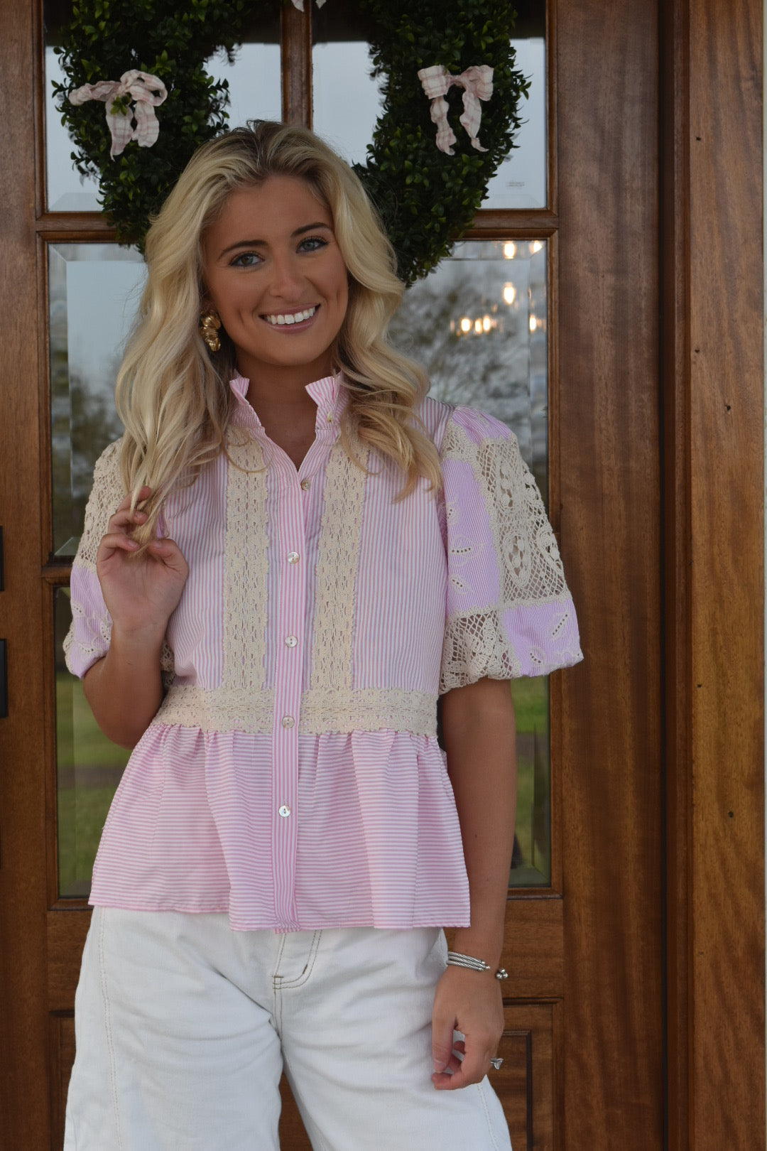 Stripe Eloise Top