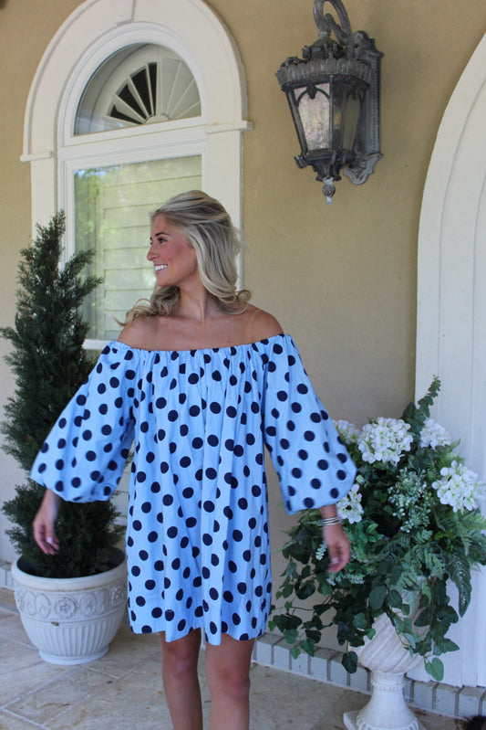 Polka Dot Mini Dress