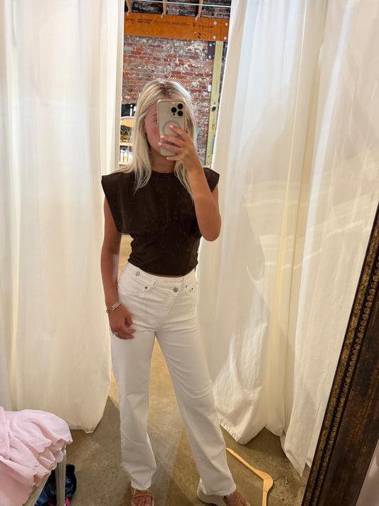 Cropped Casual Top