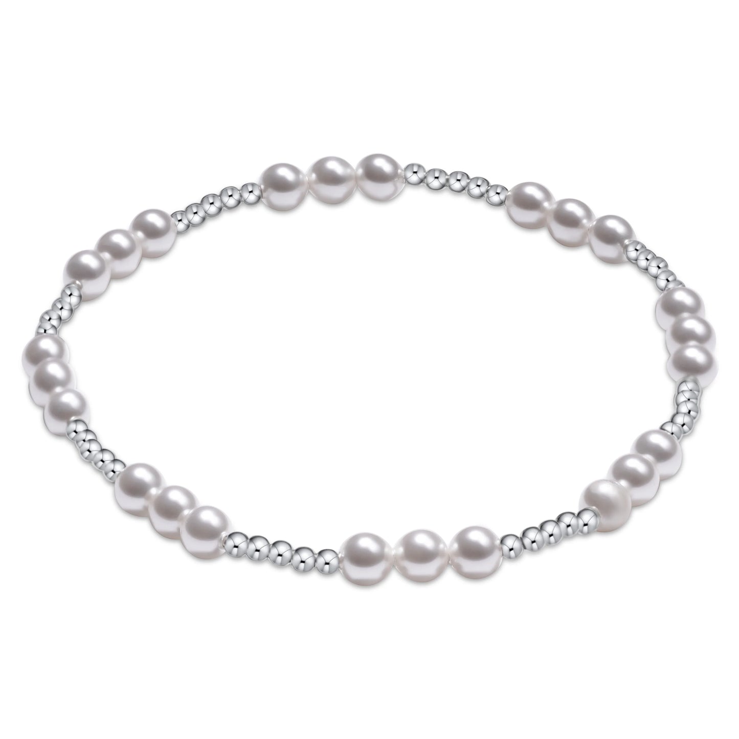 Classic Sterling Silver Joy Pearl 4MM