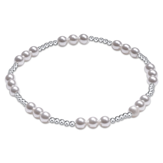Classic Sterling Silver Joy Pearl 4MM