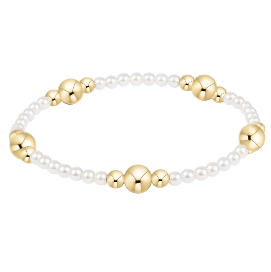 Enewton- Purpose Gold 6MM Pearl Bracelet