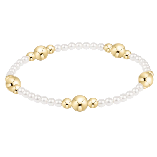 Enewton- Purpose Gold 6MM Pearl Bracelet