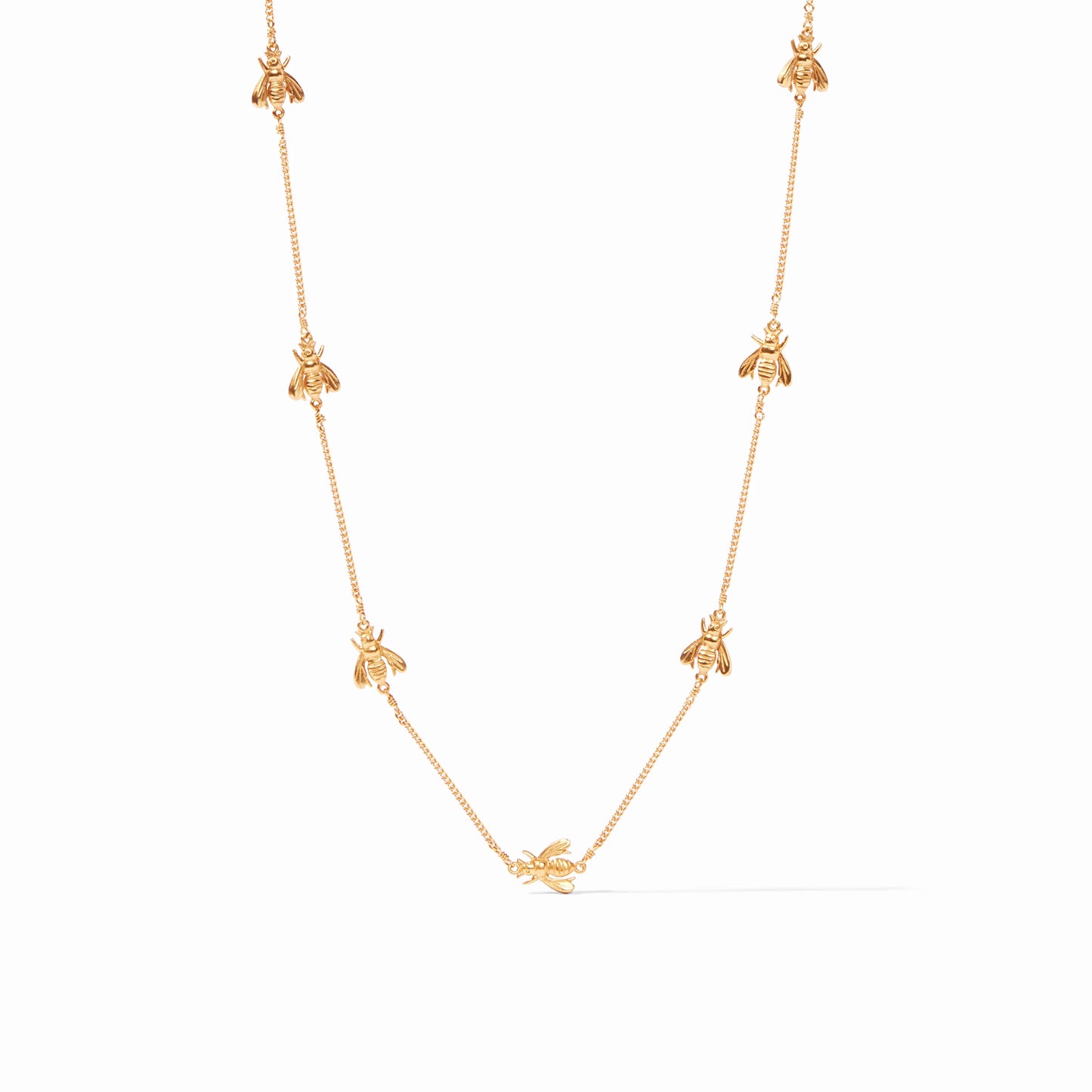 Bee Delicate Station Necklace - Gold - Julie Vos